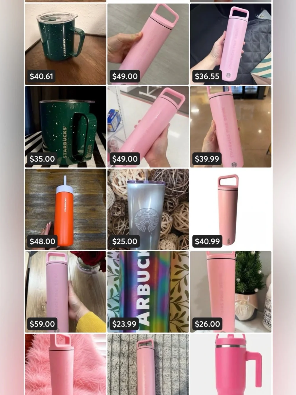 #3248** 2026 Pink MiiR Stainless Steel Water Tumbler